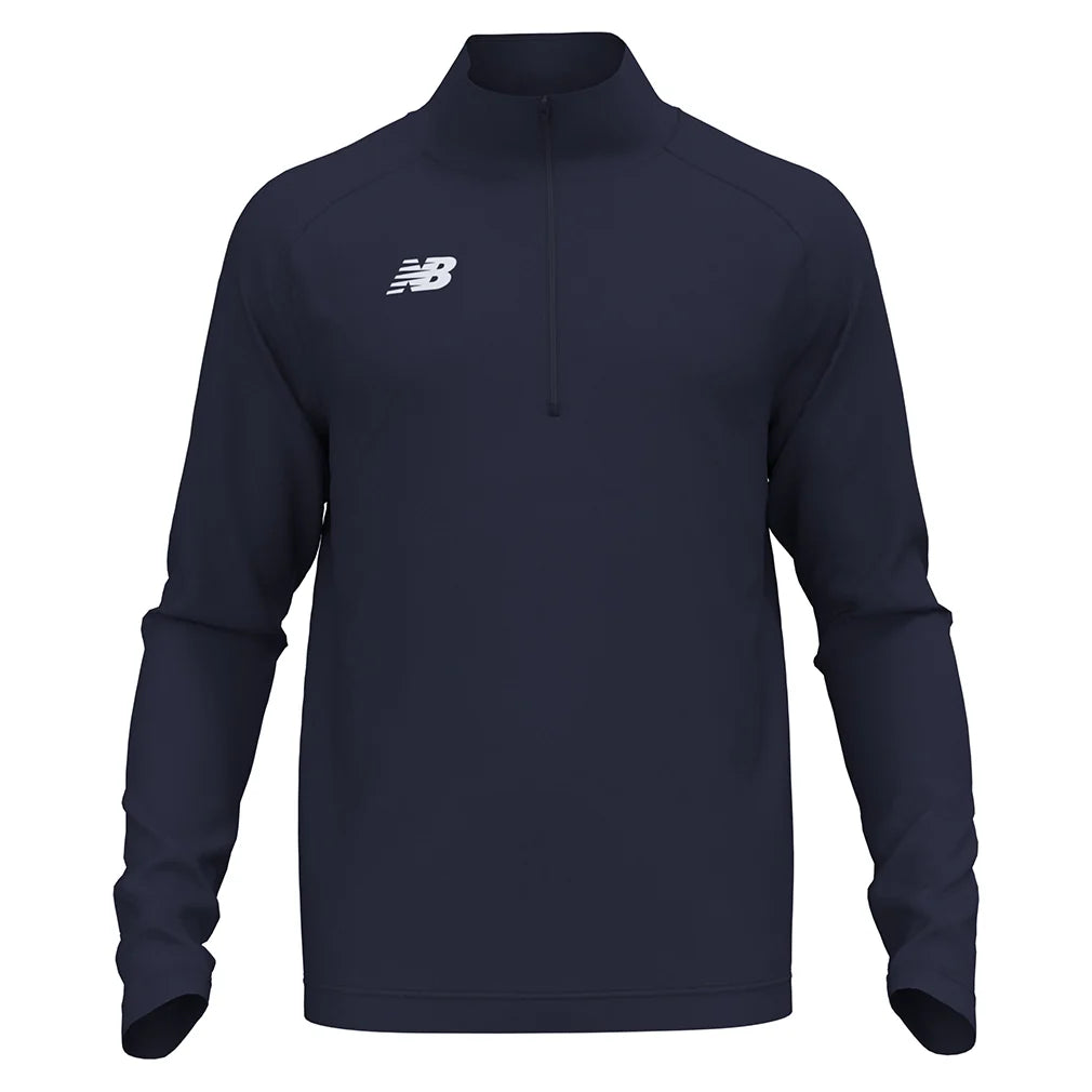 Men's Athletics Half Zip 2.0 Team Navy,Apparel,New Balance,Team Navy,S,Tennis Express,tmmt748gtnv_1