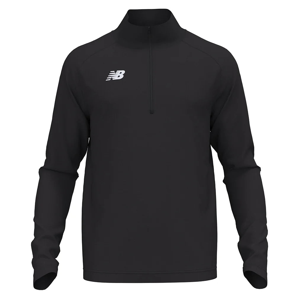 Men's Athletics Half Zip 2.0 Team Black,Apparel,New Balance,Team Black,S,Tennis Express,tmmt748tbk_1
