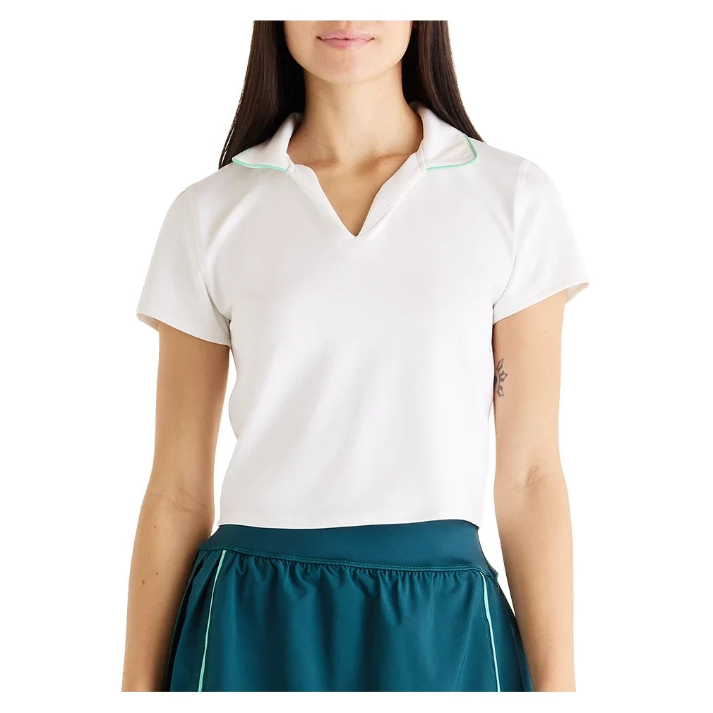 Women's Tournament Tennis Polo,Apparel,New Balance,WT White,XS,Tennis Express,wt61s8tlwt